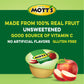 Mott'S No Sugar Added Applesauce, 3.9 Oz Cups, 72 Count (12 Packs Of 6), Good Source Of Vitamin C, No Artificial Flavors