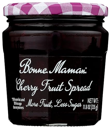 Bonne Maman More Fruit, Less Sugar Cherry Fruit Spread, 11.8 Oz