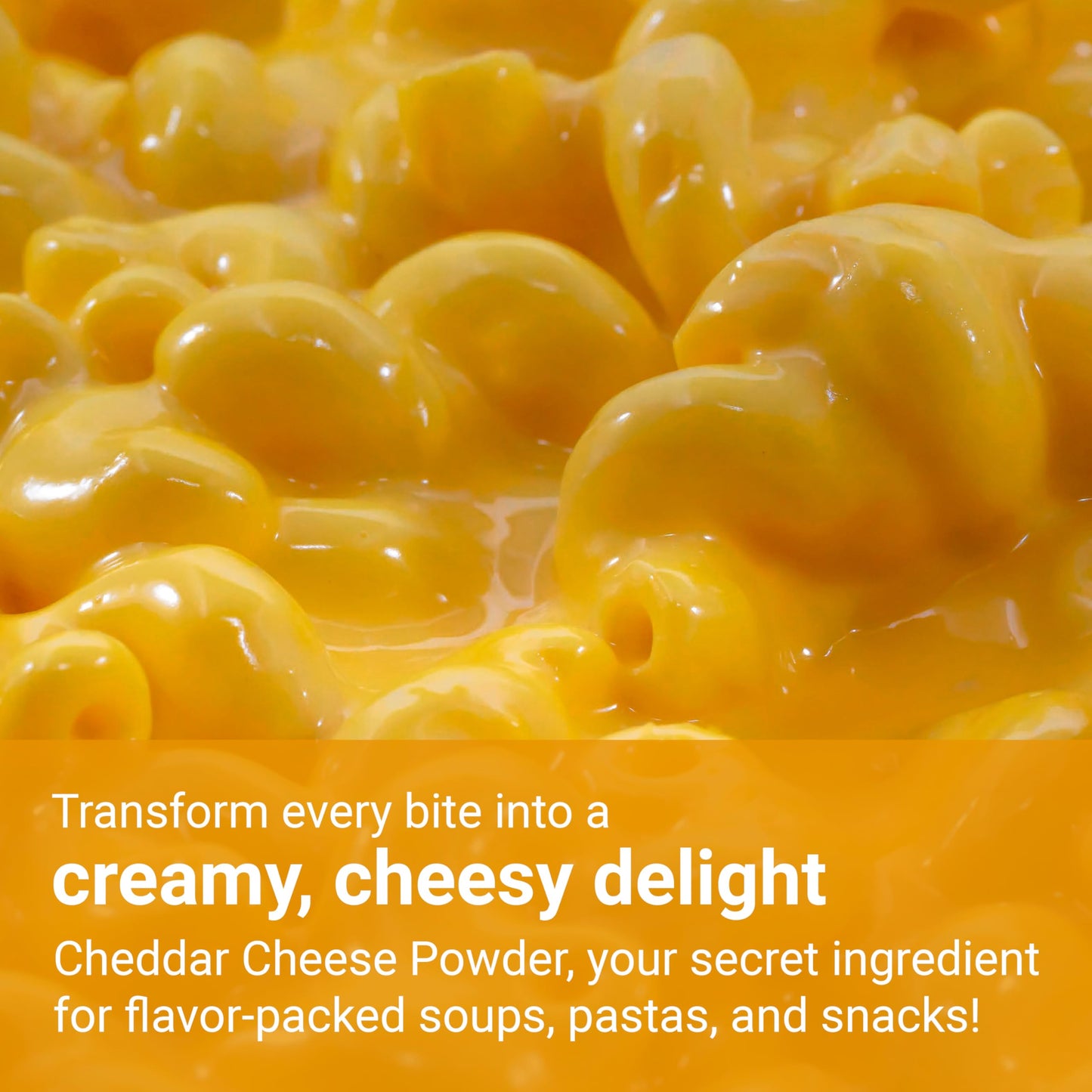 Cheddar Cheese Powder With Whey Protein Concentrate, 2Lbs | Made From Real Raw Cheese | Authentic Sharp Flavor | All Purpose Sea