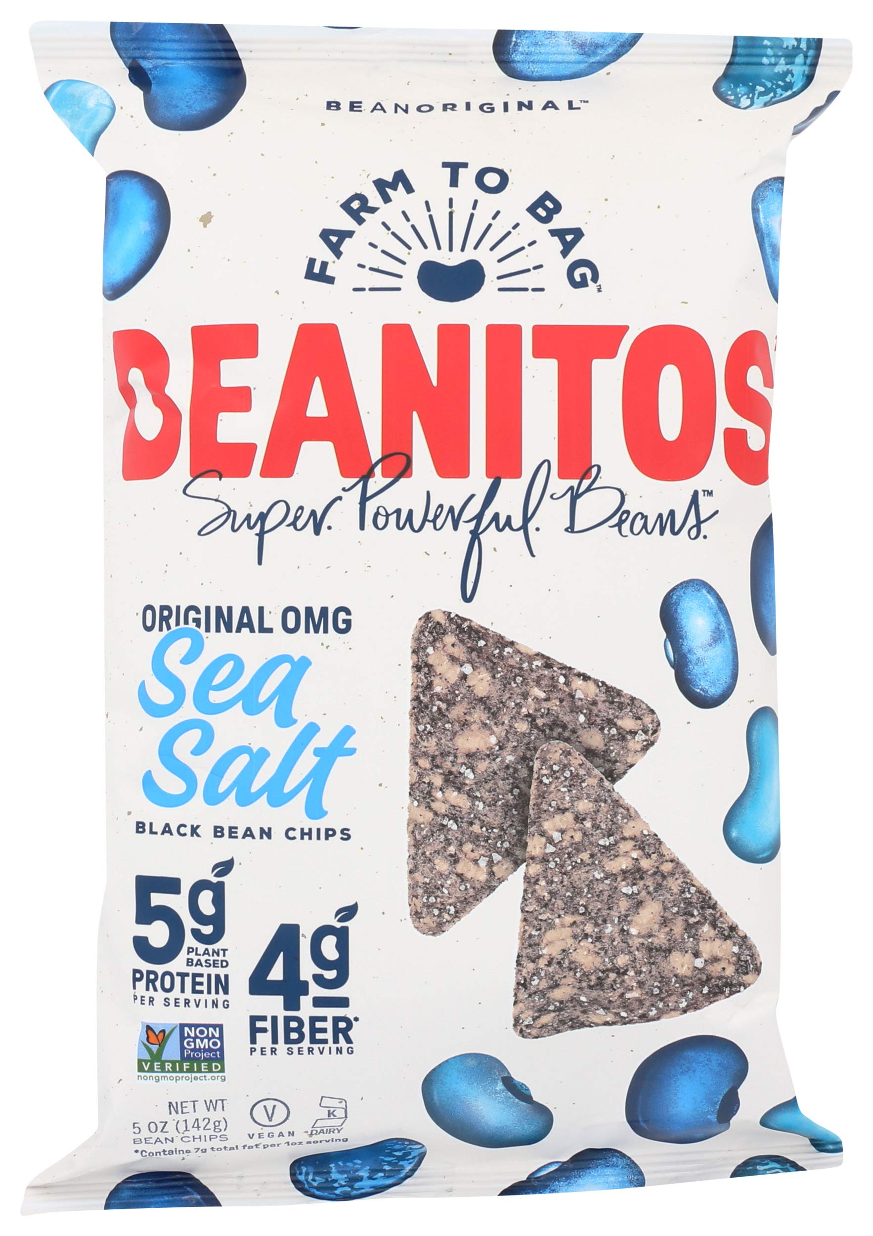 Beanitos Black Bean Chips With Sea Salt 6 Oz