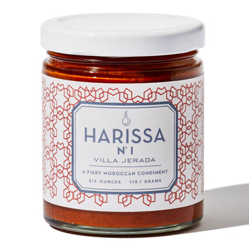 Villa Jerada, Harissa No. 1, 6 Oz, Fiery Moroccan Hot Sauce With Preserved Lemon, The Perfect Amount Of Savory, Tang, And Spice To Any Meal, Harissa - 1 Jar