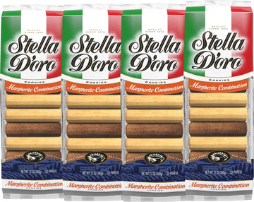 Stella D'oro Margherite Combination Cookies 12 oz. Package (4 Pack)