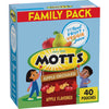 Motts Fruit Flavored Snacks, Apple Orchard, Gluten Free Snack, Family Pack, 40 Ct, 32 oz
