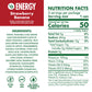 V8 Energy Drink, Strawberry Banana, Pack of 6 (8 FL OZ)