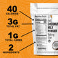 Its Just - Coconut Milk Powder, 24oz, Dairy-Free, Coconut Milk Beverage, Keto Friendly, MCTs, Two Ingredients, Non-GMO, Product