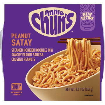 Annie Chuns Peanut Satay Noodle Bowl, 8.71 oz (Pack of 1)
