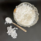 SweetGlob Old Fashioned White Rock Candy Crystals (Gems Rock Sugar Candy (Medium Crystal), 1 Pound)