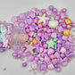 Sentovac Edible Purple Mermaid Pearl Sprinkles | Edible Cake Cupcake Sprinkles 1 Bottle 3.53Oz/ 100G | Cookie And Ice Cream Topp