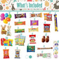 Easter Snack Box (72 Count) Filled With Candy, Peelable Gummies, Treats, Bunny And More, Great Package For Family, Friends, Kids