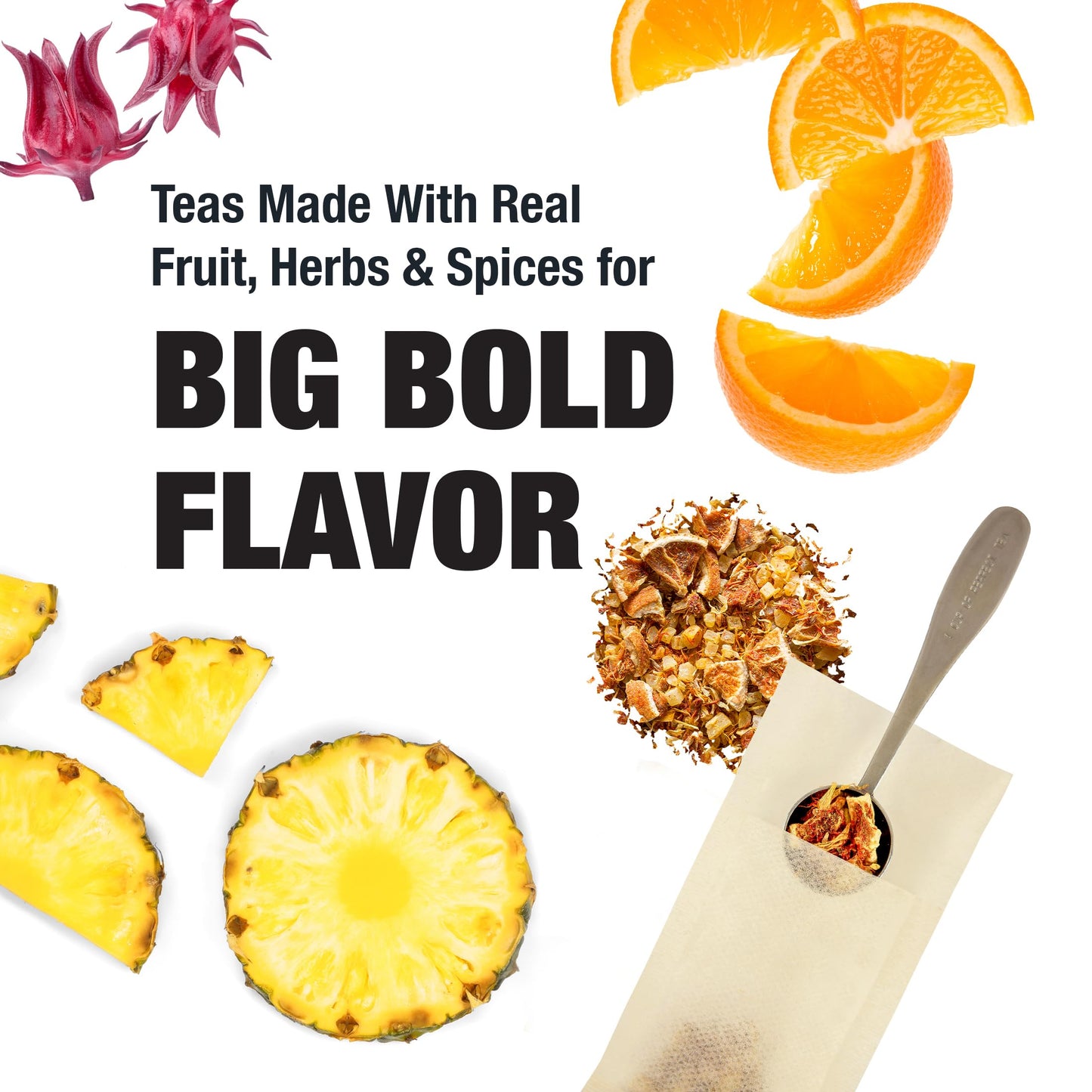 Tiesta Tea - Maui Mango | Mango Pineapple Herbal Tea Premium Loose Leaf Tea Blend Non-Caffeinated Tea Make Hot Or Iced Tea & Bre