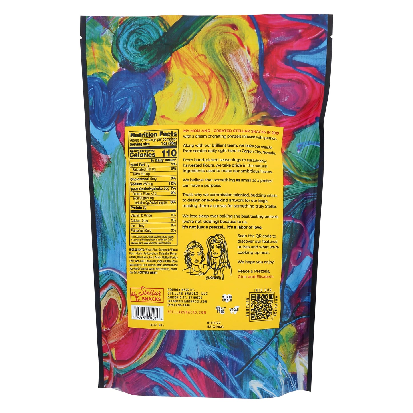 Stellar Snacks Simply Stellar Pretzels, 16 Oz