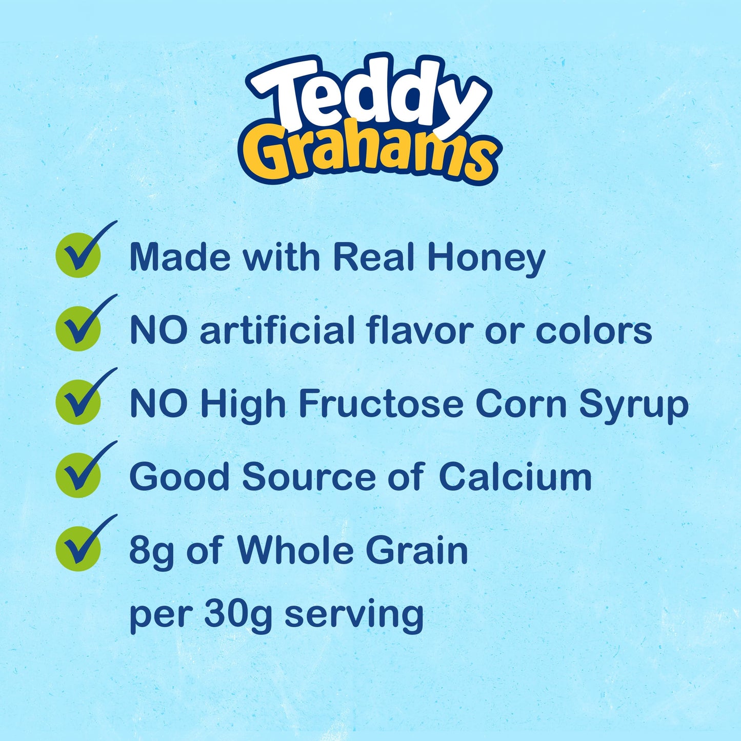 TEDDY GRAHAMS Honey Graham Snacks, 10 Kids Snack Packs