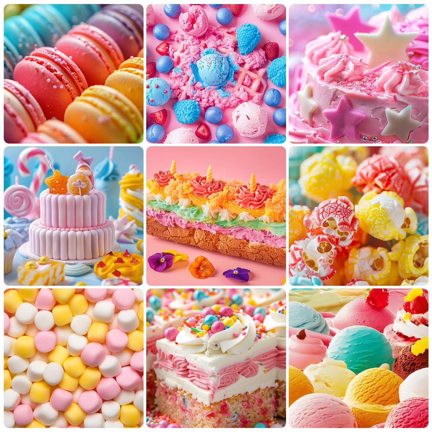 Jelife Gel Food Coloring Set - 20 Colors, 6ml Bottles, Flavorless Edible Dye for Baking, Icing, Macaron, Fondant, Cookies