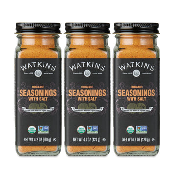 Watkins Organic Seasonings With Salt, 4.2 Ounce, Pack Of 3