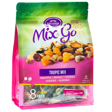 Klein'S Naturals Mix & Go Single Serve Trail Mix Individual Packs ~ Fruit And Nut Mix ~ Trailmix ~ Trail Mix Bags ~ Single Serve