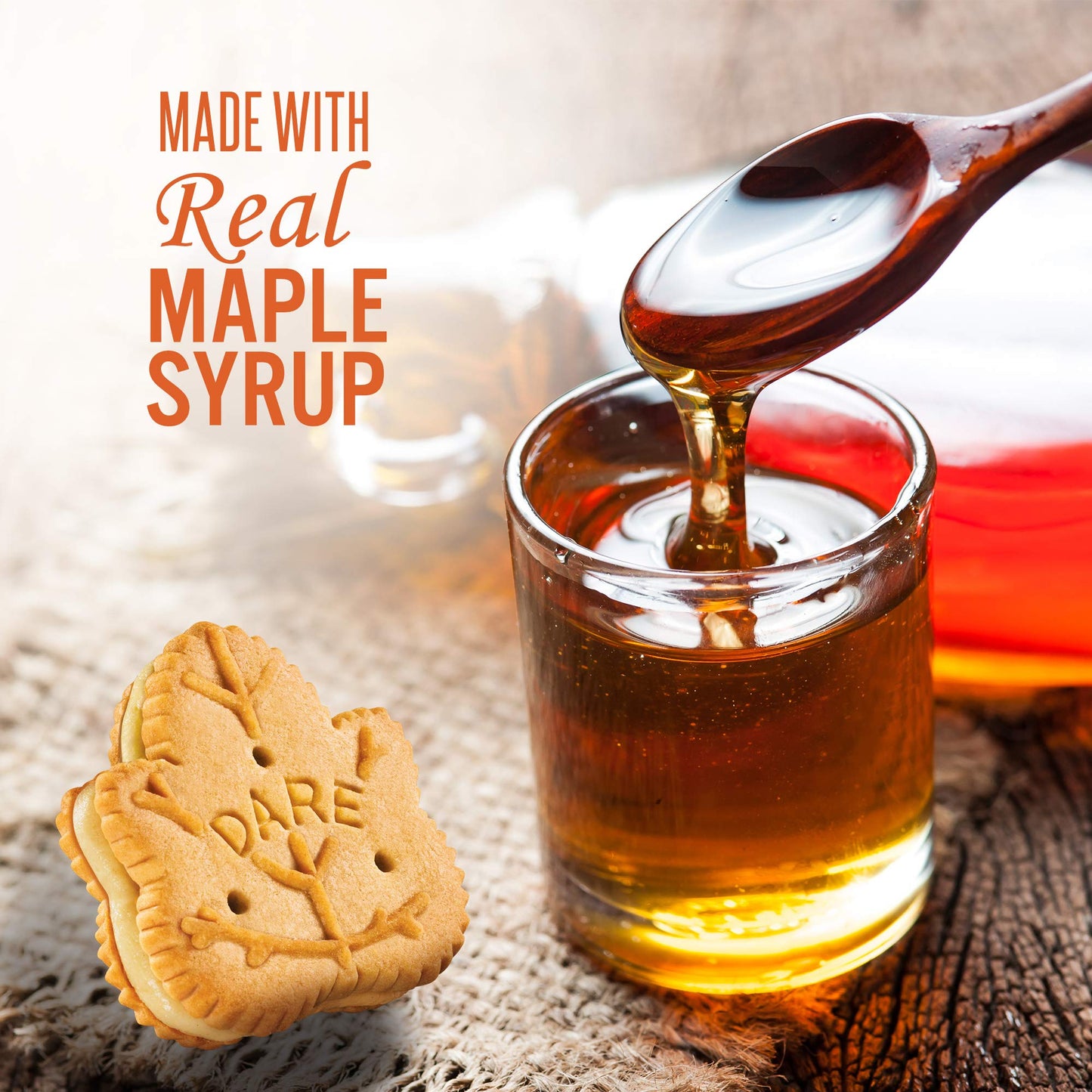 Dare Ultimate Maple Creme Cookies, 300g (10.58 oz) - Canadian