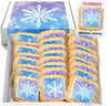 Snowflake Cookies Frozen in Individually Wrapped Snowfake Winter themed Theme Party Favors 24 Pack Bulk for Kids Birthday Party 