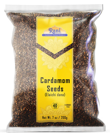 Rani Cardamom (Elachi) Decorticated Seeds Indian Spice 7oz (200g) ~ All Natural | Vegan | Gluten Friendly | NON-GMO | Kosher | I