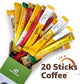 Cutie Mango Maxim & Stevia Variety 20 Sticks Premium Korean Instant Coffee Sampler White Mocha Original Zero Sugar Stevia Assort
