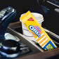 OREO Double Stuf Golden Sandwich Cookies, King Size, 12 Snack Packs (8 Cookies Per Pack)