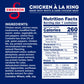 Swanson Canned Chicken a la King, White & Dark Meat, 10.5 OZ Can, Pack of 12 - Convenient & Delicious Meal Option