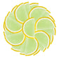 Oh! Nuts Lemon-Lime Jelly Fruit Slices Sugar Candy - 5 Lb Bulk Bag - Traditional Old Fashioned Chewy Gummy Sweet Confectionery -