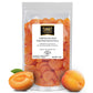 Traina Home Grown California Sun Dried Ruby Royal Apricot Halves - SEASONAL/LIMITED - Healthy, No Sugar Added, Non GMO, Gluten Free, Kosher Certified, Vegan, Packed in Resealable Pouch (2 lbs)