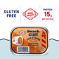 Beach Cliff Wild Caught Herring Fish Steaks in Louisiana Hot Sauce, 3.75 oz Can - 15g Protein per Serving (Pack of 5)
