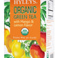 Hyleys Organic Green Tea Mango and Lemon Flavor - 25 Tea Bags