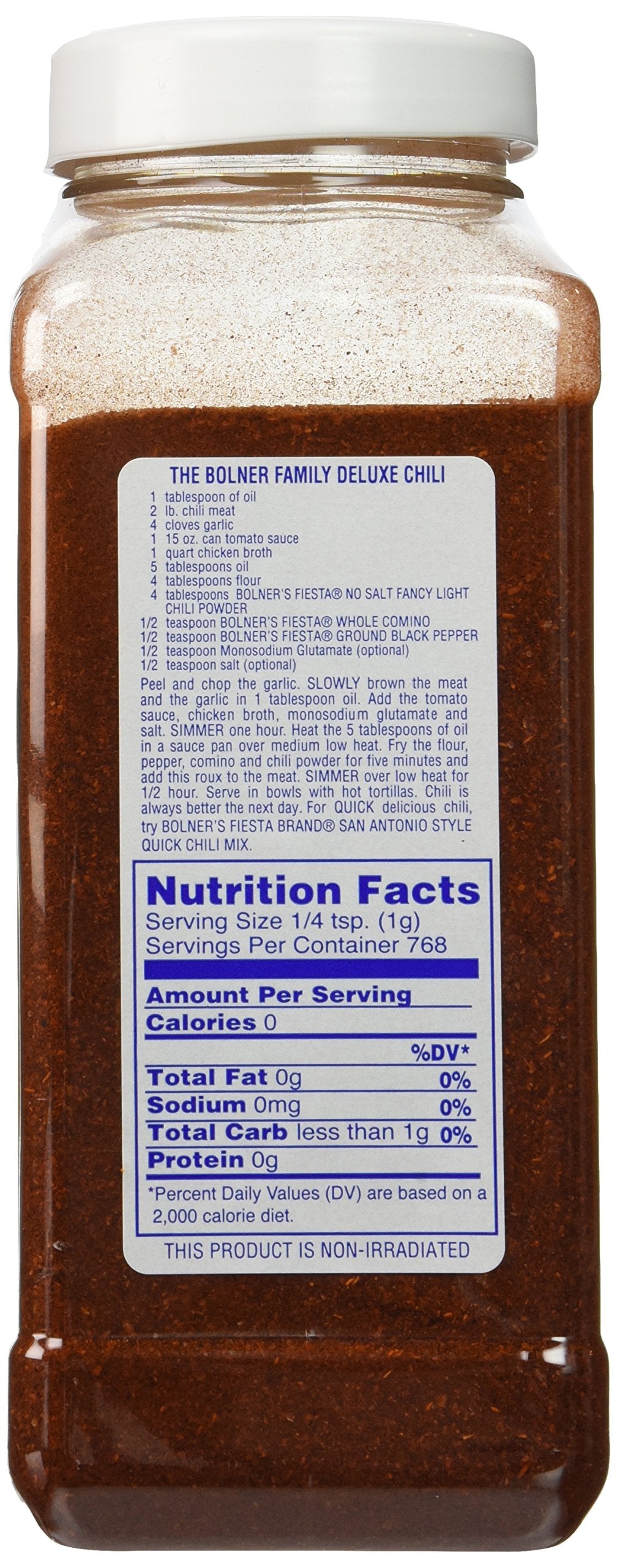 Bolners Fiesta Fancy Light Chili Powder 16oz