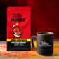 Java Factory High Caffeine Ground Coffee, Dark Roast, 12 Ounce Bag, Perfect for French Press and Drip Coffee Makers
