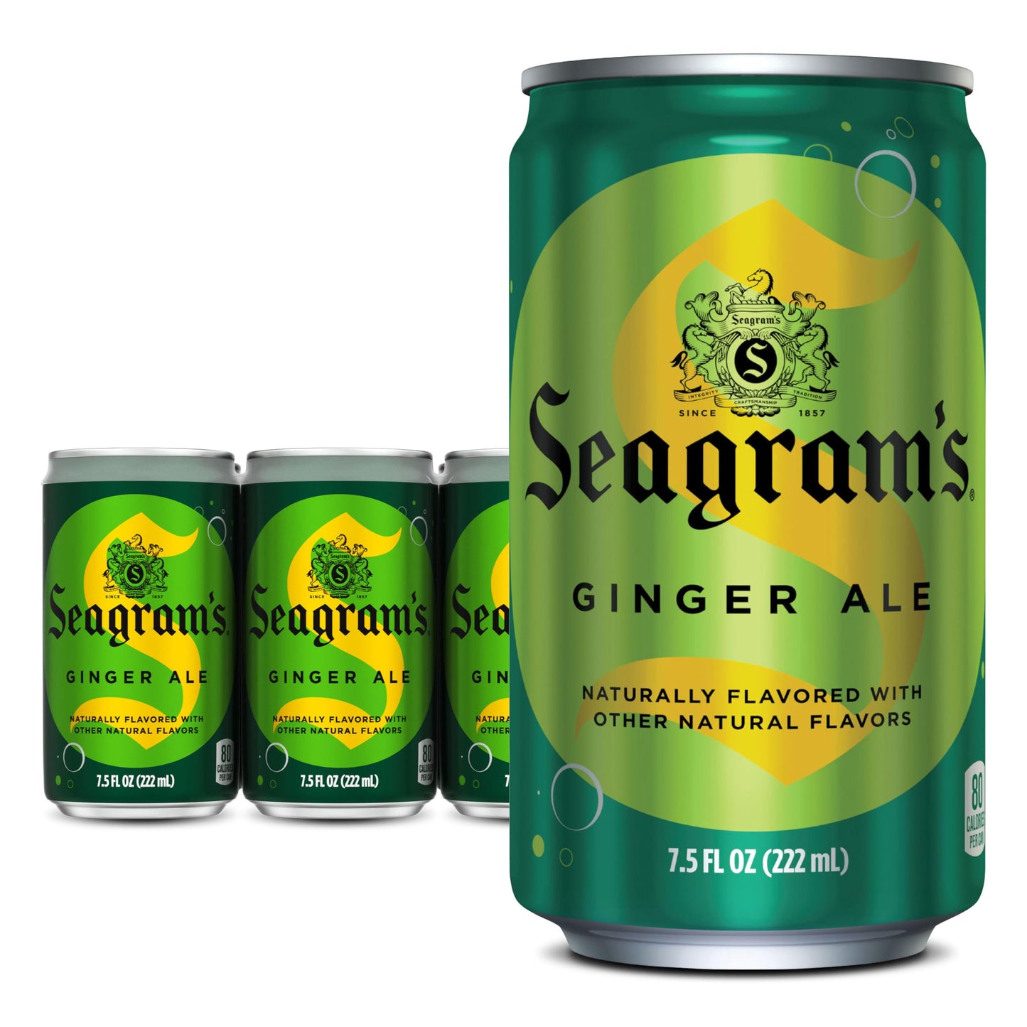 Seagrams Ginger Ale  7.5 fl oz  6 Count