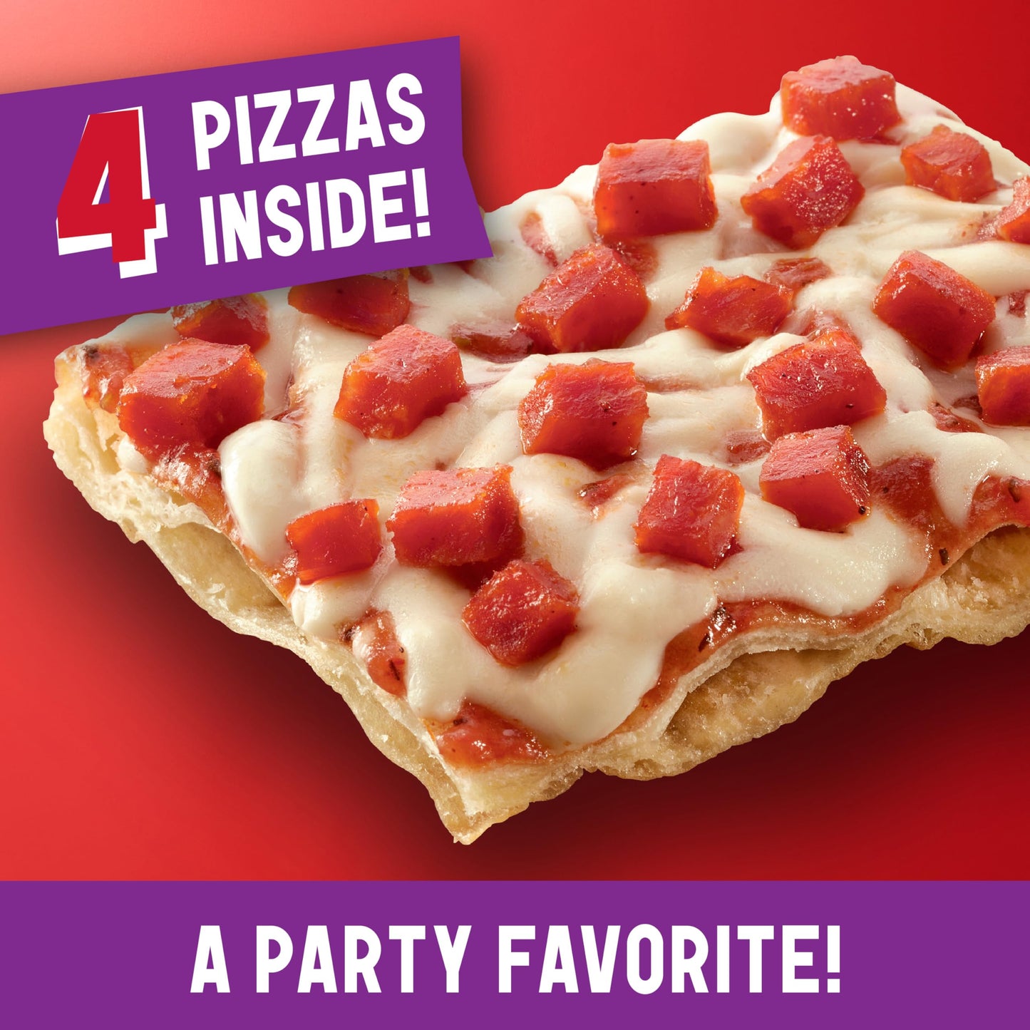 TotinoS Party Pizza, Pepperoni, Frozen Snacks, 4 Ct, 40.8 Oz