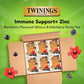 Twinings Herbal Tea - Superblends Immune Support+ Zinc, Blackberry Flavoured, Caffeine-Free, 16 Count (Pack of 6)