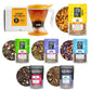 Tiesta Tea Ultimate Live Loose Kit - 8 Piece Set with Black, Green & Herbal Tea Samples, 16 oz Infuser, Brews Hot & Iced Tea