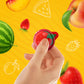 Fruit Gummy Balls Mix - 19 Ounce Jar (30 Count) - Jelly Filled Gummies - Individually Wrapped Gummy Candy - Watermelon  Strawberry  Peach - Candy for Goody Bags by Funtasty