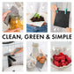 SUPERSCANDI Swedish Dishcloths, Reusable Biodegradable Cellulose, 6 Pack White - Eco-Friendly Kitchen Cleaning Cloths, 8 x 7 inches