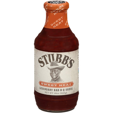 Stubbs Sweet Heat BBQ Sauce, 18 oz, 1.12 lb, Model BA151337