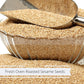 Natural Toasted Whole Sesame Seeds By It'S Delish - 5 Lbs Bulk Bag - Natural Gluten-Free Fresh Oven Roasted White Sesame - Resta