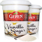 Gefen Vanilla Sugar, 12oz (2 Pack), Resealable Container, Measuring Scoop Included