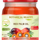 RED PALM OIL 100% Pure UNREFINED EXTRA VIRGIN Undiluted Cold Pressed SUPER FOOD 7.75 Fl.oz 225 ml (PACK 2) by Botanical Beauty