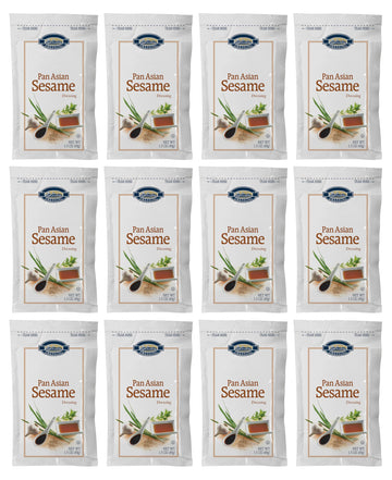 Salad Dressing 1.5 oz. Packet | Pack of 12 | (Pan Asian Sesame)