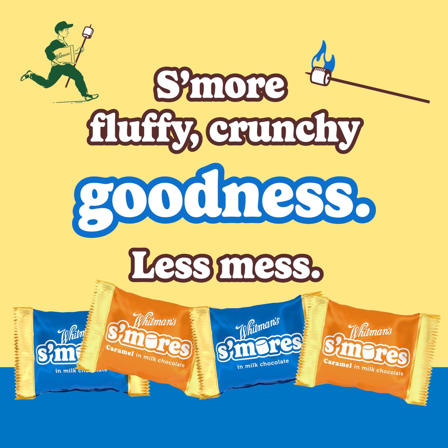 Wht 7.3Oz Mc Mm Classic Smores Stndup Bg