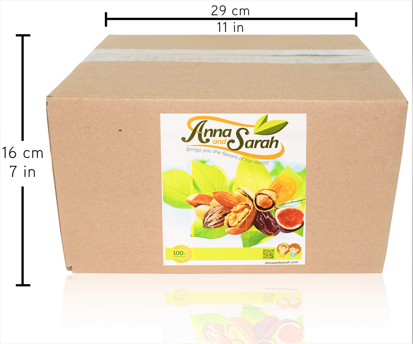 Anna and Sarah Premium Georgian Raw Fresh Pecans in Shell (9 Lbs in Box)