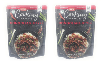 HEB Cooking Sauce Mixes - 2 packages (Mongolian Style 9oz)
