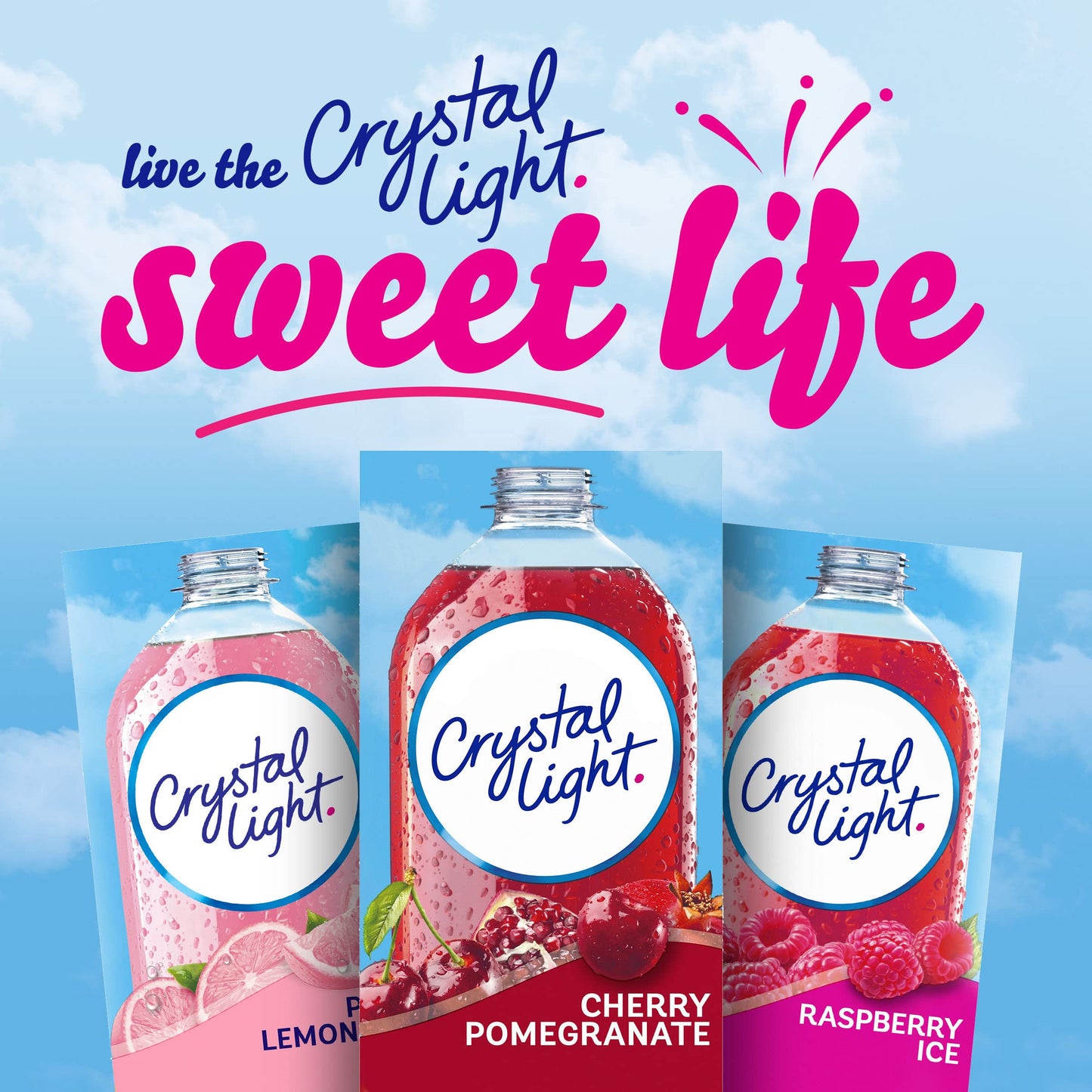 Crystal Light Sugar-Free Cherry Pomegranate On-The-Go Powdered Drink Mix 120 Count