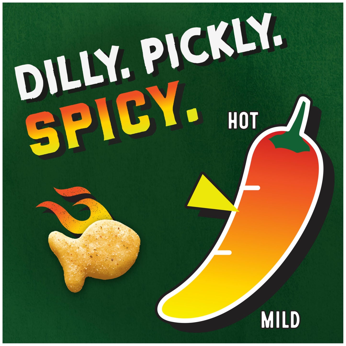 Goldfish Spicy Dill Pickle  ers, 6.1 Oz Bag, Pack of 1, Model 200140005447