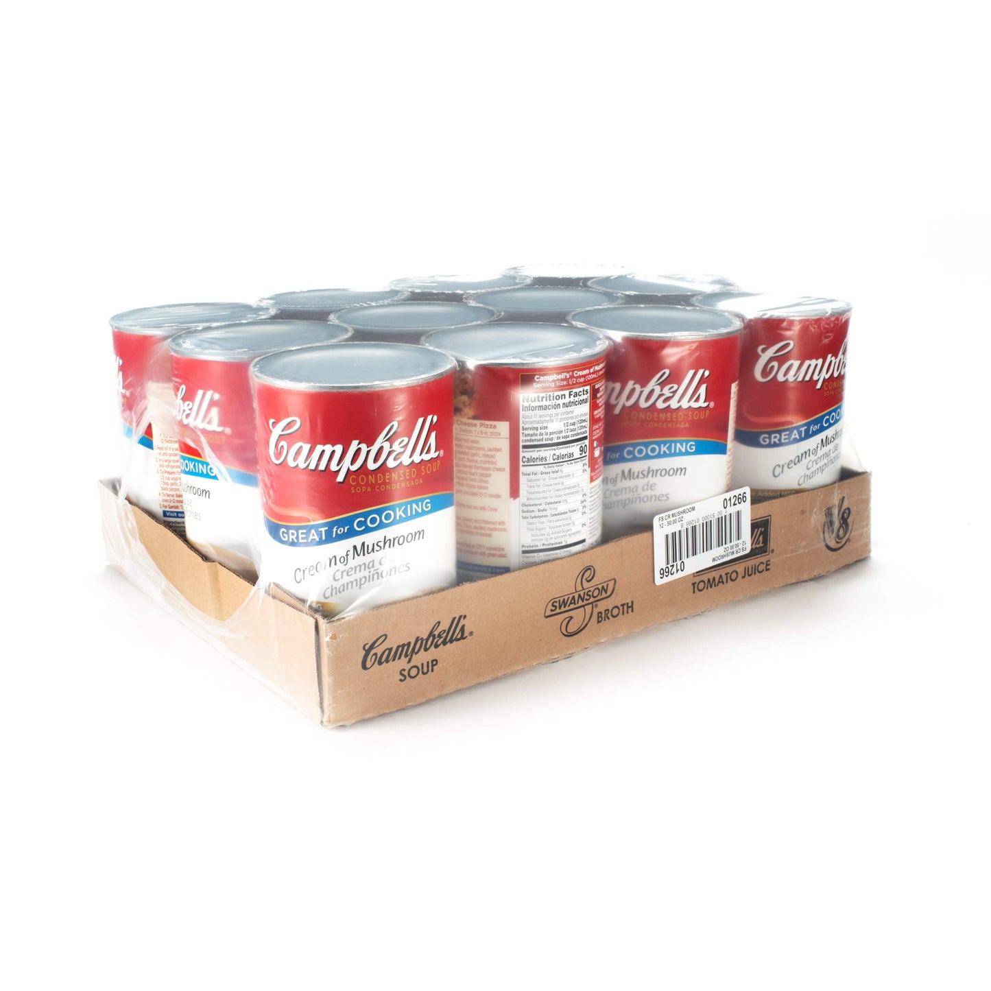 Campbell'S Classic Condensed Cream Of Mushroom Soup, 12 Pack, 50 Ounce