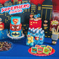 Superhero Cookies 24 Pack | Bulk Party Favors Birthday Party | Pow Boom Bang Wow