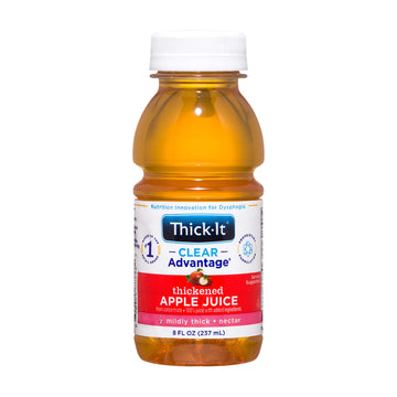 Thick-It Clear Advantage Thickened Apple Juice - Mildly Thick/Nectar, 8 Oz Bottle (Pack Of 24)